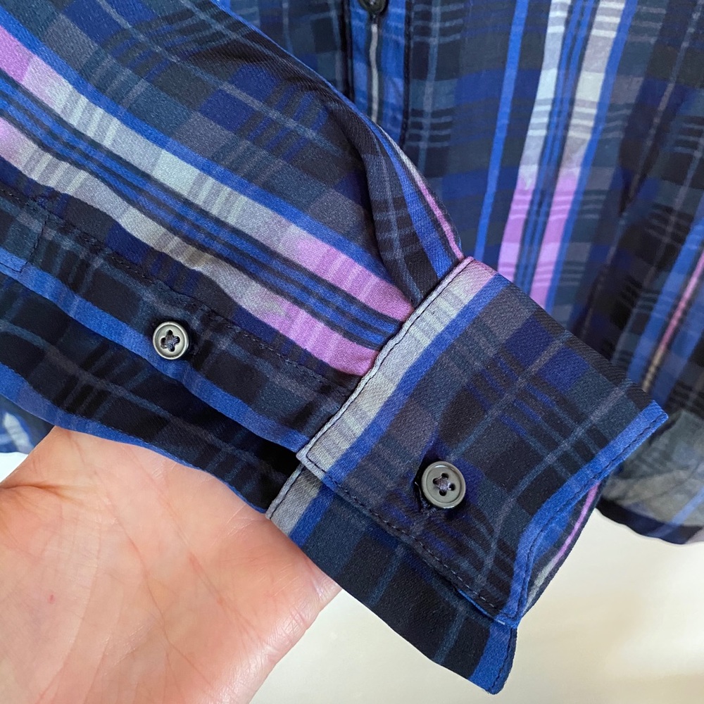 Banana Republic Button Down Ruffle Blouse - Picture 3 of 6